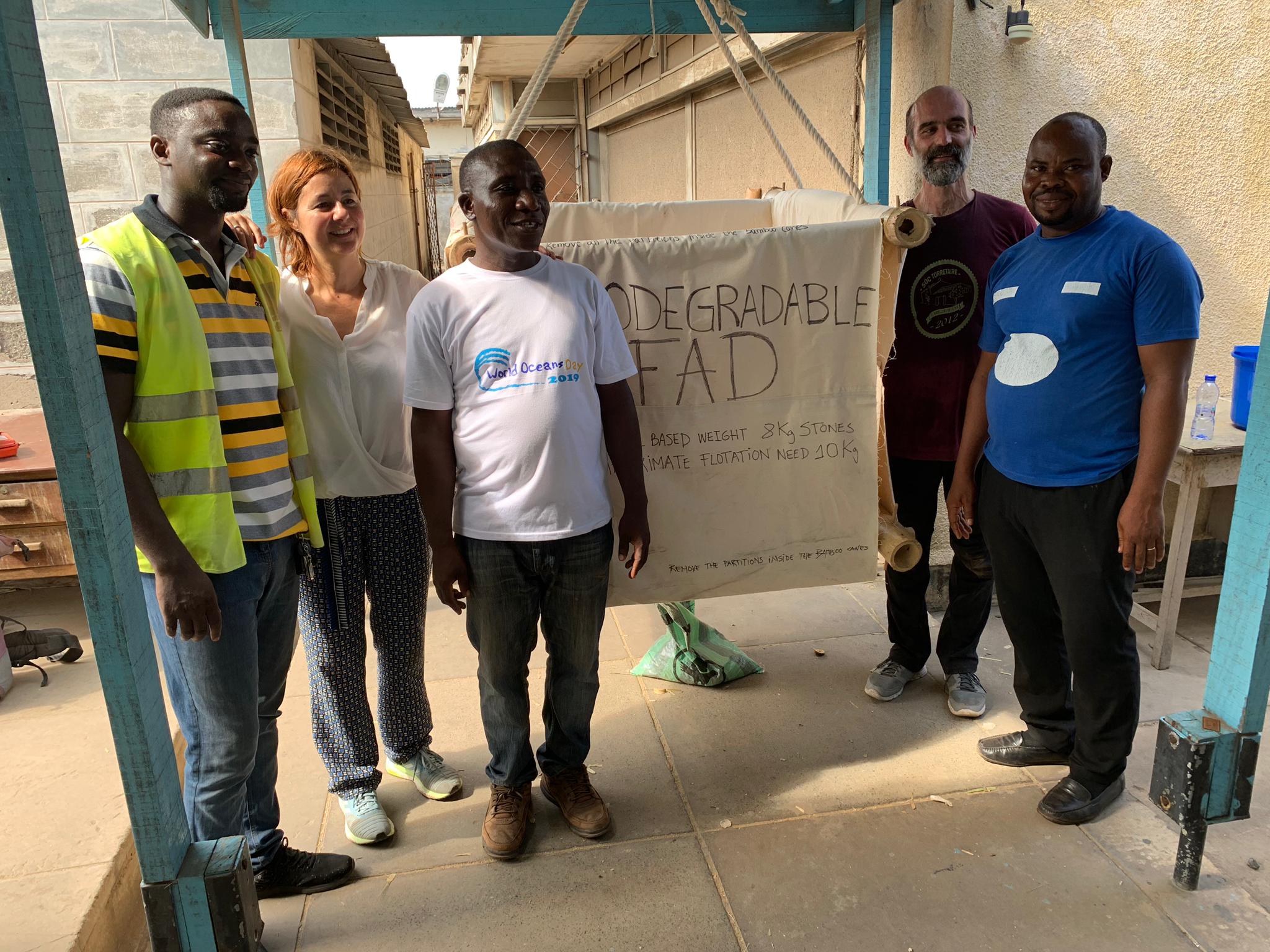 The device was presented last year to a group of Ghanaian fishermen /ICM-CSIC