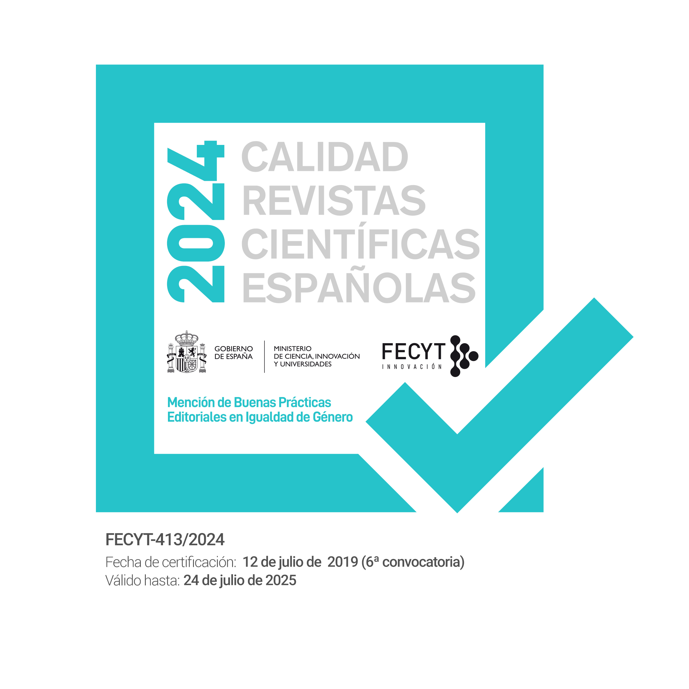 Sello Calidad revistas científicas españolas