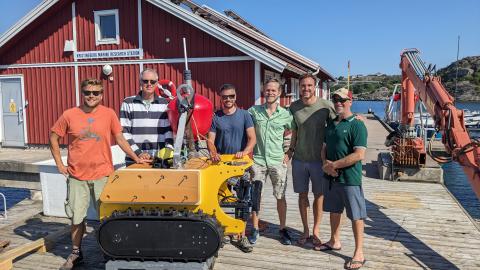 Underwater robots are useful for studying hydrothermal vents, deep sea habitats and much more / ICM-CSIC.