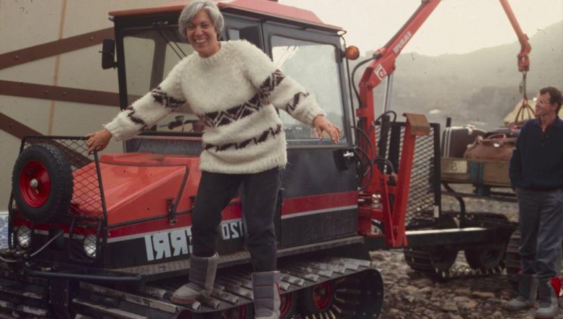 Pepita headed the Spanish Antarctic Base (BAE) during the first years / ICM-CSIC.