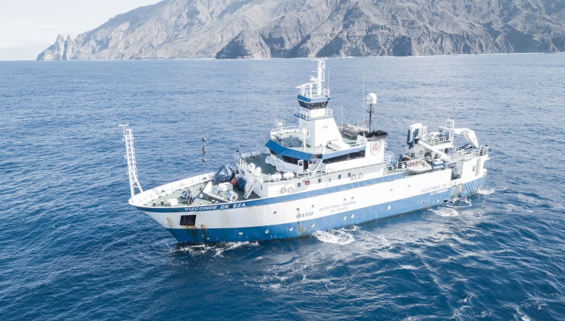 The campaign will be carried out aboard the oceanographic vessel Vizconde de Eza / Ministry of Agriculture, Fisheries and Food.