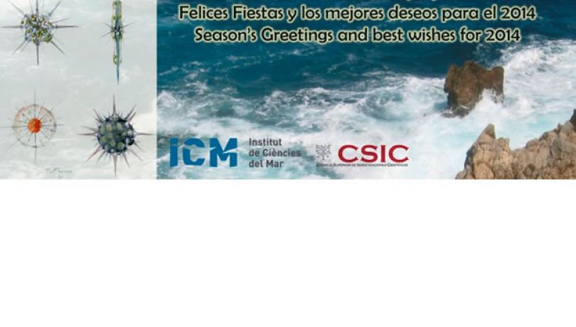 El Instituto de Ciencias del Mar os desea ¡Feliz Año!