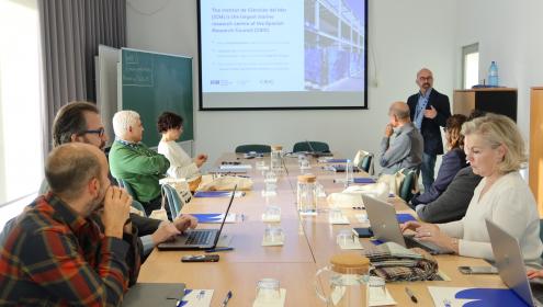 La comitiva visitó diversas entidades y espacios de la capital catalana / ICM-CSIC.
