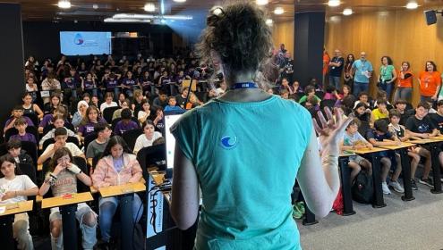 Este año el alumnado ha presentado proyectos muy interesantes mezclando la ciencia con otras disciplinas como la música/ICM-CSIC.