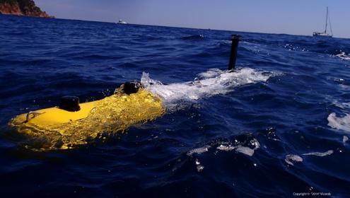 Las pruebas del estudio se realizaron con la AUV el Sparus II en el puerto de Sant Feliu de Guíxols, en el Baix Empordà, y en la bahía de Monterey (California) / VICOROB.
