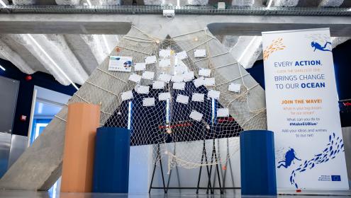 La delegación del ICM tuvo un papel protagonista en los 'UE Ocean Days'.