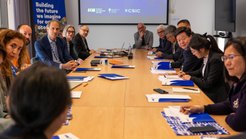 La visita de la delegación china ha permitido reforzar los vínculos existentes entre el ICM y las diversas instituciones de investigación chinas / ICM-CSIC.