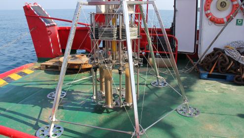 Para la elaboración del estudio el equipo científico analizó los metales pesados ​​contenidos en testigos de sedimentos acumulados en el noroeste del mar de Alborán durante los dos últimos siglos / ICM-CSIC.