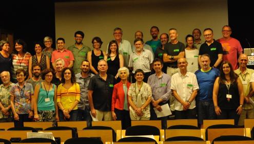 Socios fundadores en la constitución de la Sociedad Ibérica de Ecología