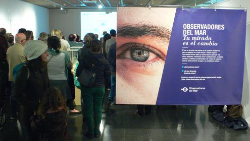 Público en la inauguración de la exposición