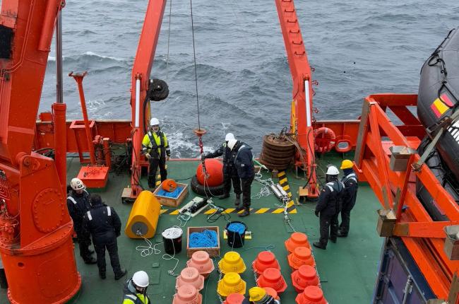 L’expedició ha permès estudiar la sortida de l’Aigua Antàrtica de Fons des del mar de Weddell al mar de Scotia, una regió clau per comprendre la circulació termoalina de l’hemisferi sud / ICM-CSIC.