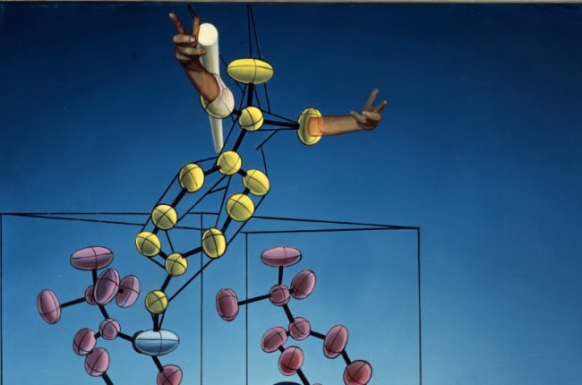 L’estructura de l’ADN. Obra estereoscòpica / Fundació Gala-Salvador Dalí © Salvador Dalí (Figueres, 2025).