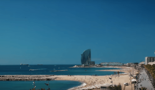 Barcelona seafront
